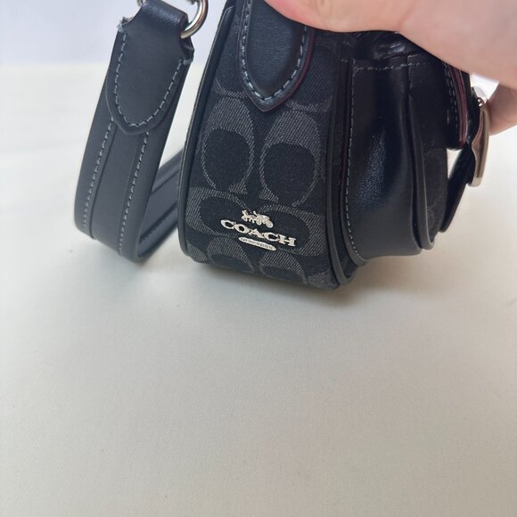 Coach Black Shoulder Bag Underarm Bag - Picture 7 of 14